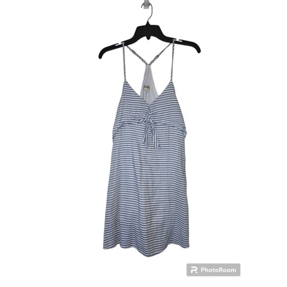 Listicle Blue White Striped Mini Dress Womens Size‎ S
